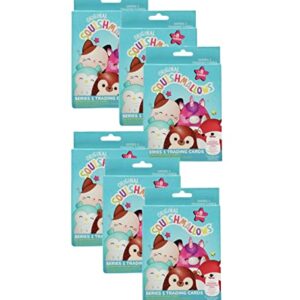 Squishmallows Official Kellytoy Series 1 Trading Cards (Pack of 6)