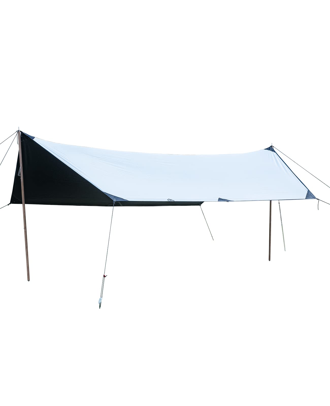 iClimb Waterproof Sun Shield Tarp UPF 50+ for Tent Hammock Camping Backyard Party (Tarp 14'4" × 9'6")