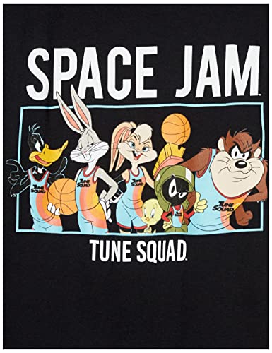 space jam boys Jam: a New Legacy Tune Squad Short Sleeve T-shirt - 4-20 T Shirt, Black, 4 US