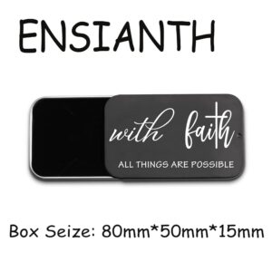 ENSIANTH Faith Jewelry Mustard Seed Necklace for Women with Faith All Things are Possible (BFaith NE)