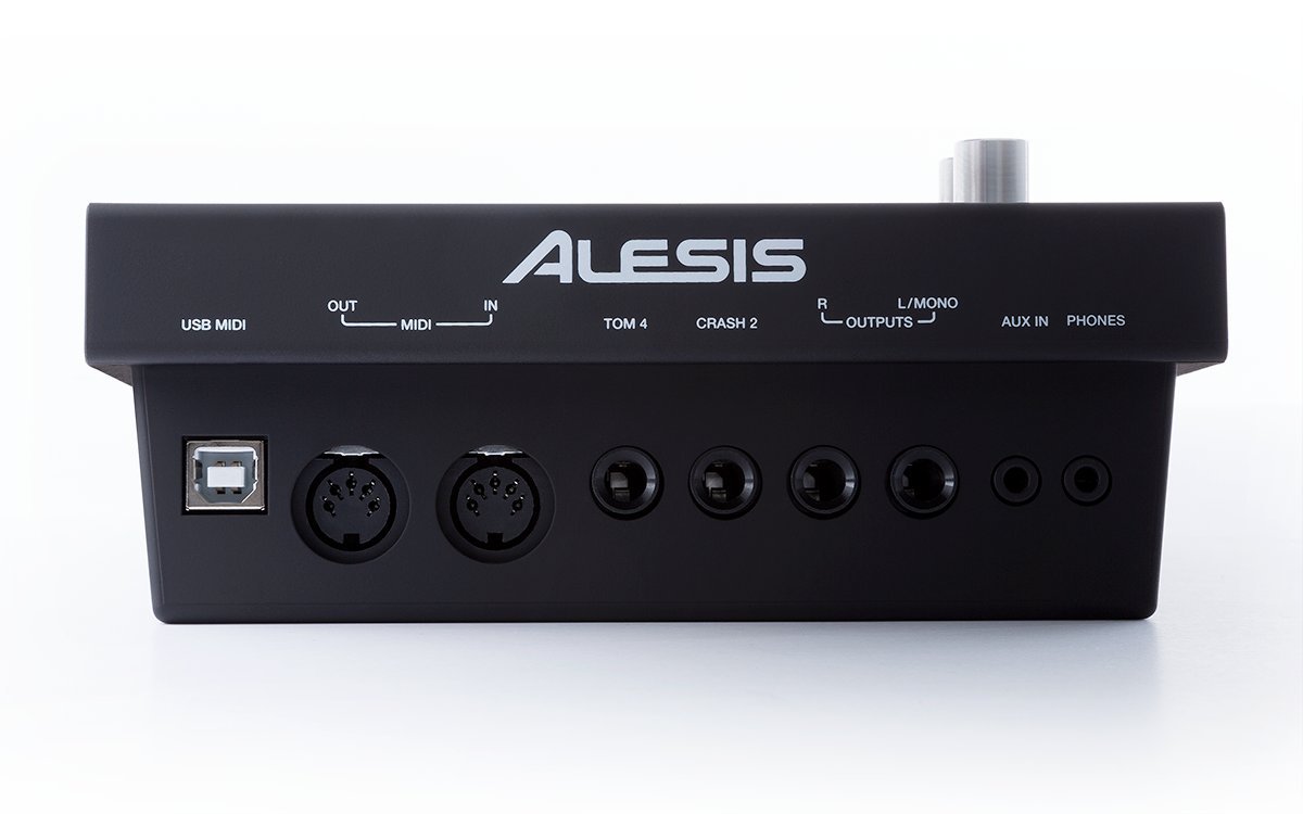 Alesis Command Advanced Drum Module with Cable Snake and Silverline Audio 10ft Auxiliary Cable Bundle