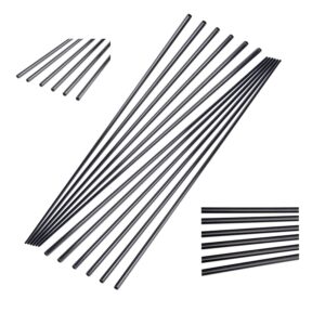 ZSHJGJR 3K Archery Pure Carbon Arrow Shaft 350 Spine ID 6.2mm Raw Bare Arrow Shaft Carbon Shaft Tube 31.5 Inches for Competitive Competitions DIY Hunting Target Practice Arrows 6/12/24pcs (6)