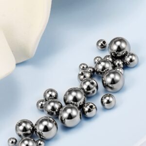 Vsnnsns 16G Replacement Balls 316L Surgical Steel Externally Threaded Piercing Balls for Nipple Tongue Belly Rings Lip Septum Rings Barbell Cartilage Tragus Earrings Piercing Jewelry Balls 16 Gauge