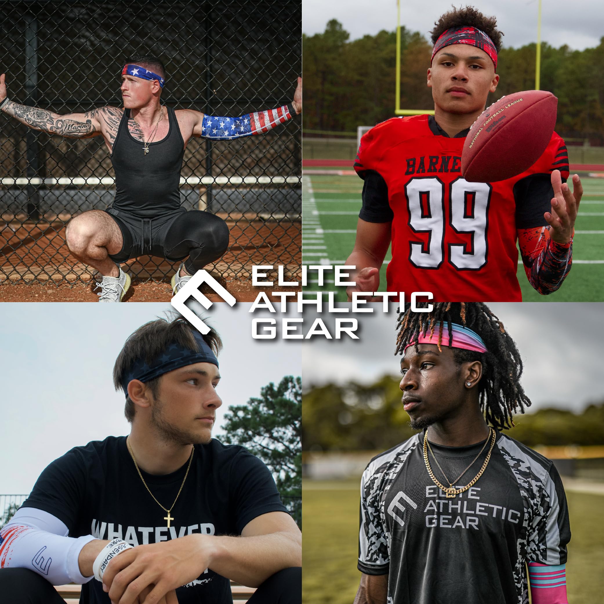 Elite Athletic Gear Unisex Headband/Sweatband. Multiple Designs! Sports, Fitness, Working Out, Yoga. (Trust The Process)