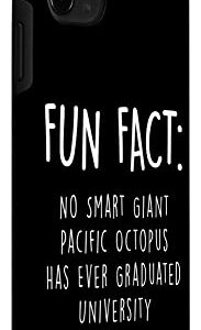 iPhone 11 Pro Max No Giant Octopus Graduated Uni Funny Animal Pun Humor Case