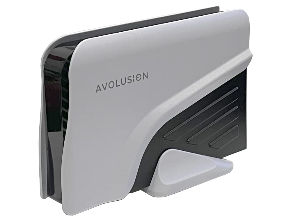 Avolusion PRO-Z Series 4TB USB 3.0 External Gaming Hard Drive for PS5 Game Console (White) - 2 Year Warranty