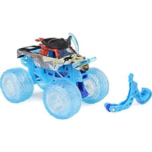 Monster Jam 2021 Spin Master 1:64 Diecast Monster Truck with Wheelie Bar: Water Elementals Trucks Pirate's Curse