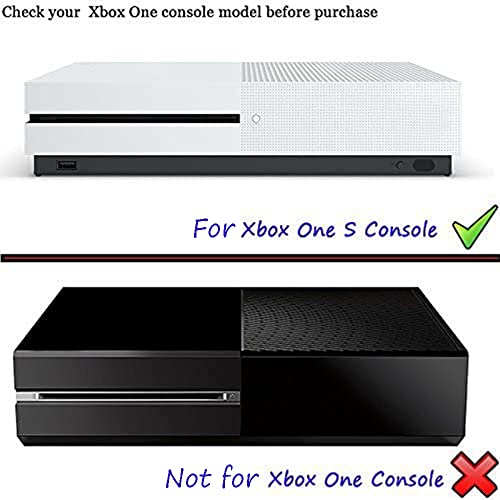 CKXIN Vertical Stand for Xbox One S Console White, Simplicity Cooling Anti-Slip Xbox One S Stand