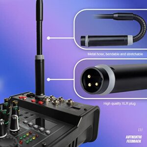 micfuns Professional Dynamic bob Barker Microphone for DJ Mixer Dedicated Disc Shouting Microphone KTV Bar Gooseneck Mic