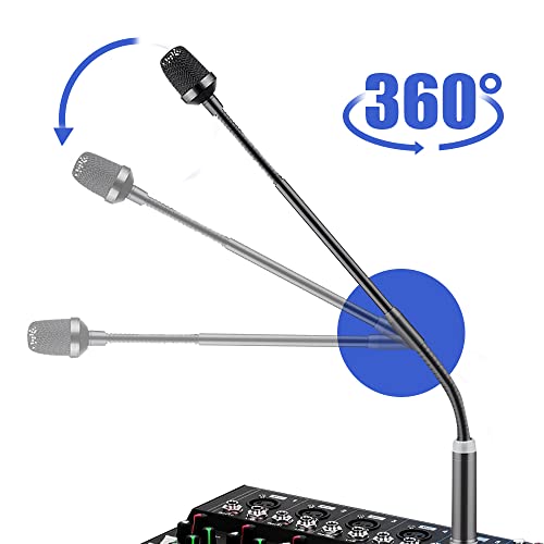 micfuns Professional Dynamic bob Barker Microphone for DJ Mixer Dedicated Disc Shouting Microphone KTV Bar Gooseneck Mic