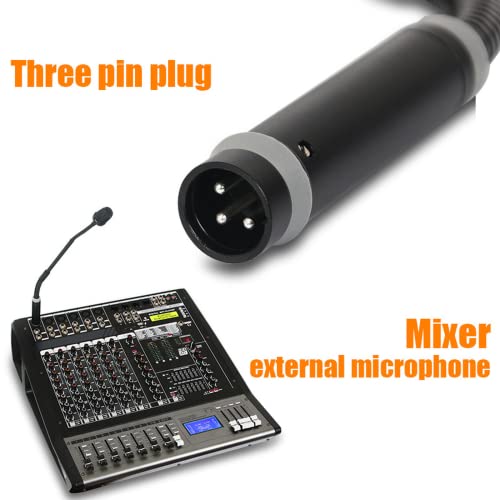 micfuns Professional Dynamic bob Barker Microphone for DJ Mixer Dedicated Disc Shouting Microphone KTV Bar Gooseneck Mic