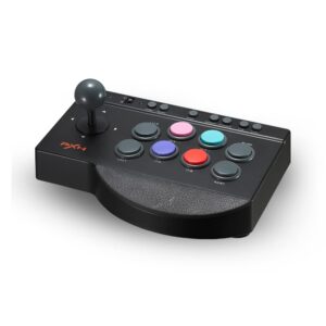 pxn 0082 arcade joystick game controller wired usb interface for pc, ps3, ps4, nintendo switch, xbox one, xbox series s/x,