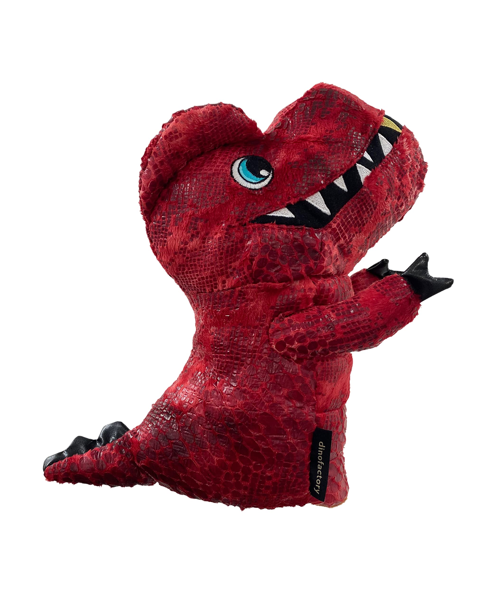 dinofactory T-Rex Golf Head Cover Dinosaur 3 Wood Headcover Hybrid Headcover (Ruby)