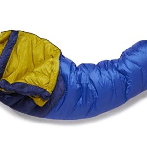 Rab Neutrino 400 Down Insulated Lightweight Mummy Sleeping Bag for Climbing and Mountaineering - Nightfall Blue - 20 Degree, Regular, Left Zip