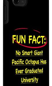 iPhone 11 Pro Max No Giant Octopus Graduated Uni Funny Animal Pun Humor Case