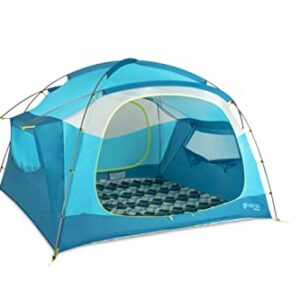 NEMO Aurora Highrise, 3 Season, Family, Car Camping Tent - 6-Person - Atoll/Oasis