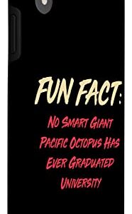 iPhone XR No Giant Octopus Graduated Uni Funny Animal Pun Humor Case