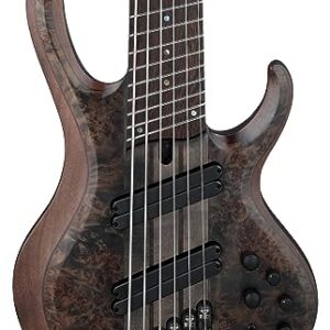 Ibanez BTB806MS 6-string Bass Guitar - Transparent Gray Flat