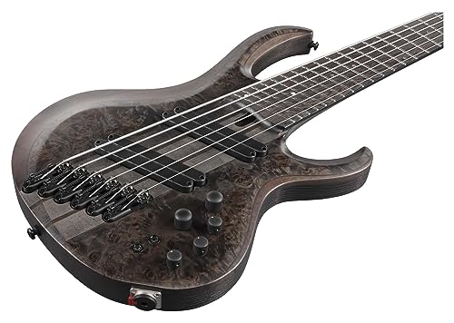 Ibanez BTB806MS 6-string Bass Guitar - Transparent Gray Flat