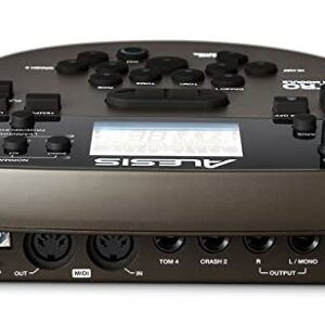 Alesis Nitro Drum Module with Cable Snake and Silverline Audio 10ft Auxiliary Cable Bundle