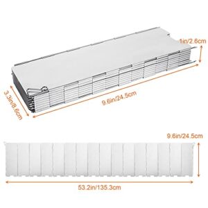 2 Pack Folding Outdoor Stove Windscreen, 16 Plates Aluminum Camping Stove Windscreen with Carrying Bag,Stove Windscreen for Camping Picnic, Backpacking, Cooking