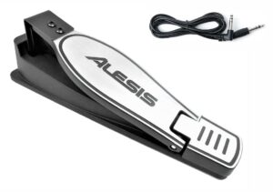 alesis turbo hat hi-hat/kick e-drum pedal and silverline audio 10ft connection cable bundle