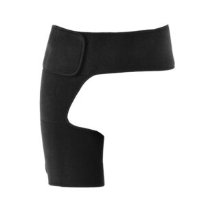 Health Gear Groin Support Bandage, Hip Brace Thigh Compression Sleeve, Breathable Unisex Hip Thigh Support Brace Muscle Strain Prevention Belt Sports Protector