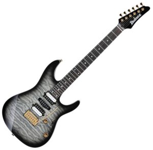 ibanez premium az47p1qm electric guitar - black ice burst