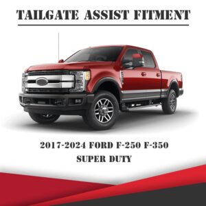 KitsPro Truck Tailgate Assist Accessories Compatible with 2017-2024 Ford F-250 F-350 Super Duty Tailgate Damping Strut Accessories