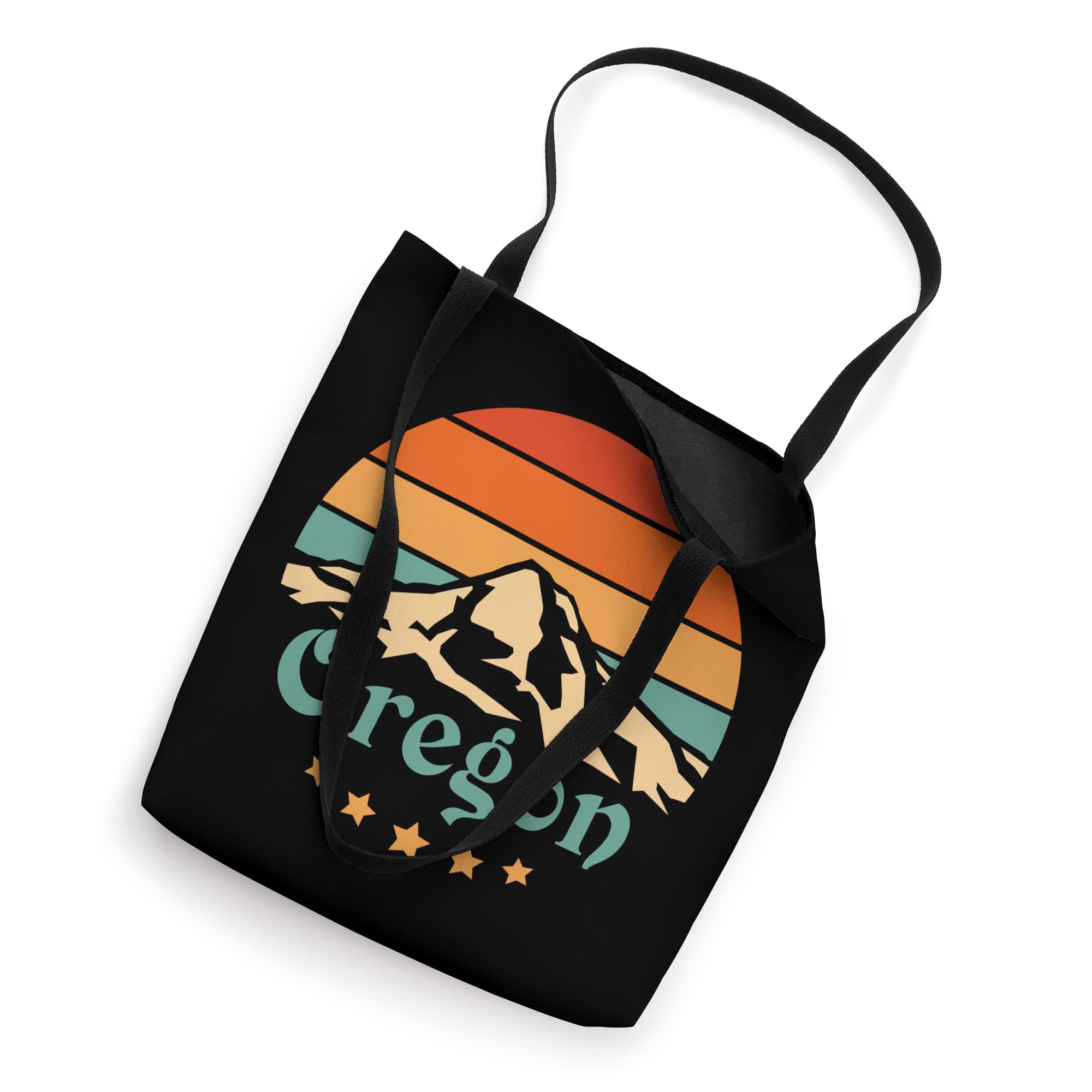 Retro Style State of Oregon Graphic - OR, USA Tote Bag