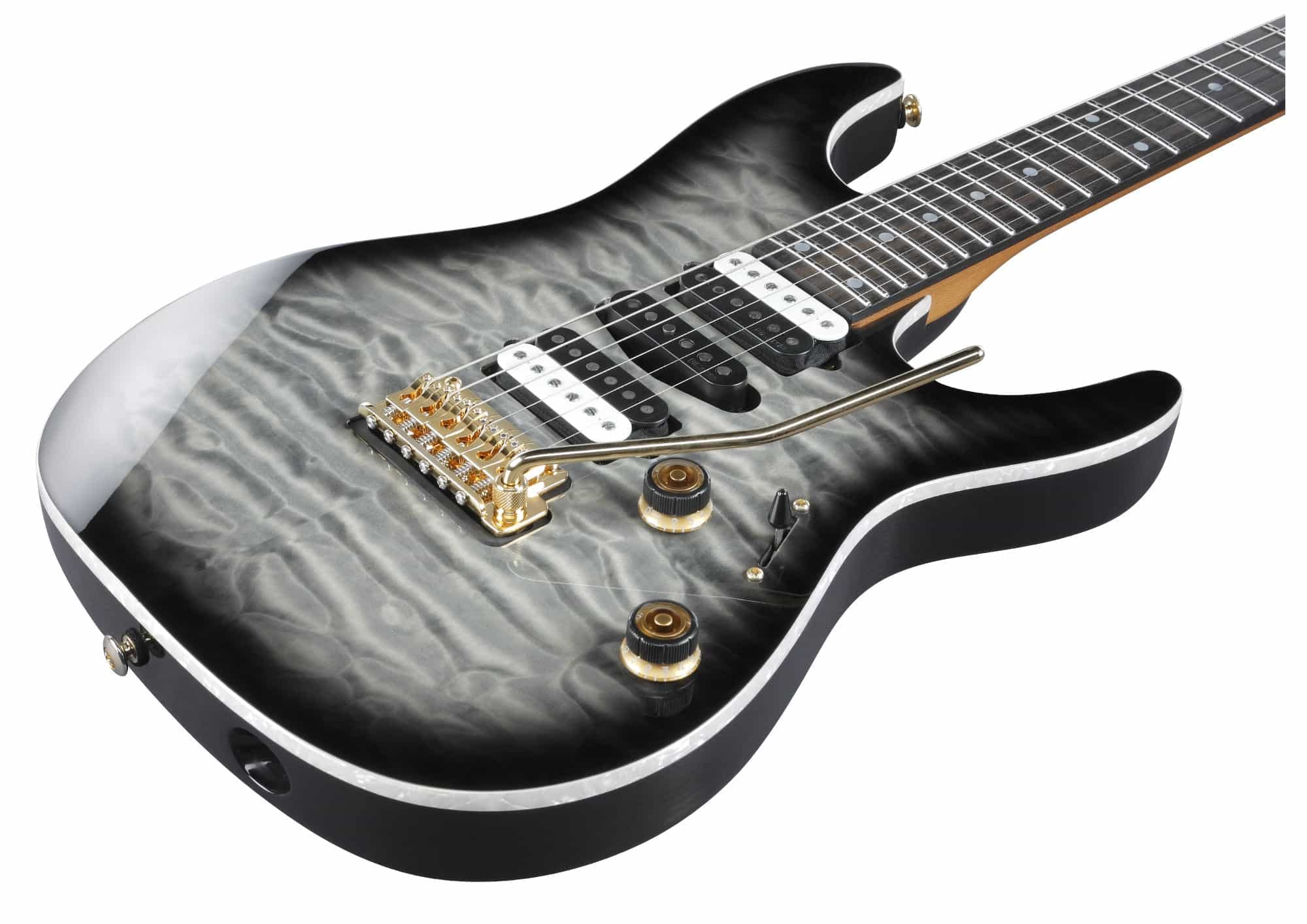 Ibanez Premium AZ47P1QM Electric Guitar - Black Ice Burst