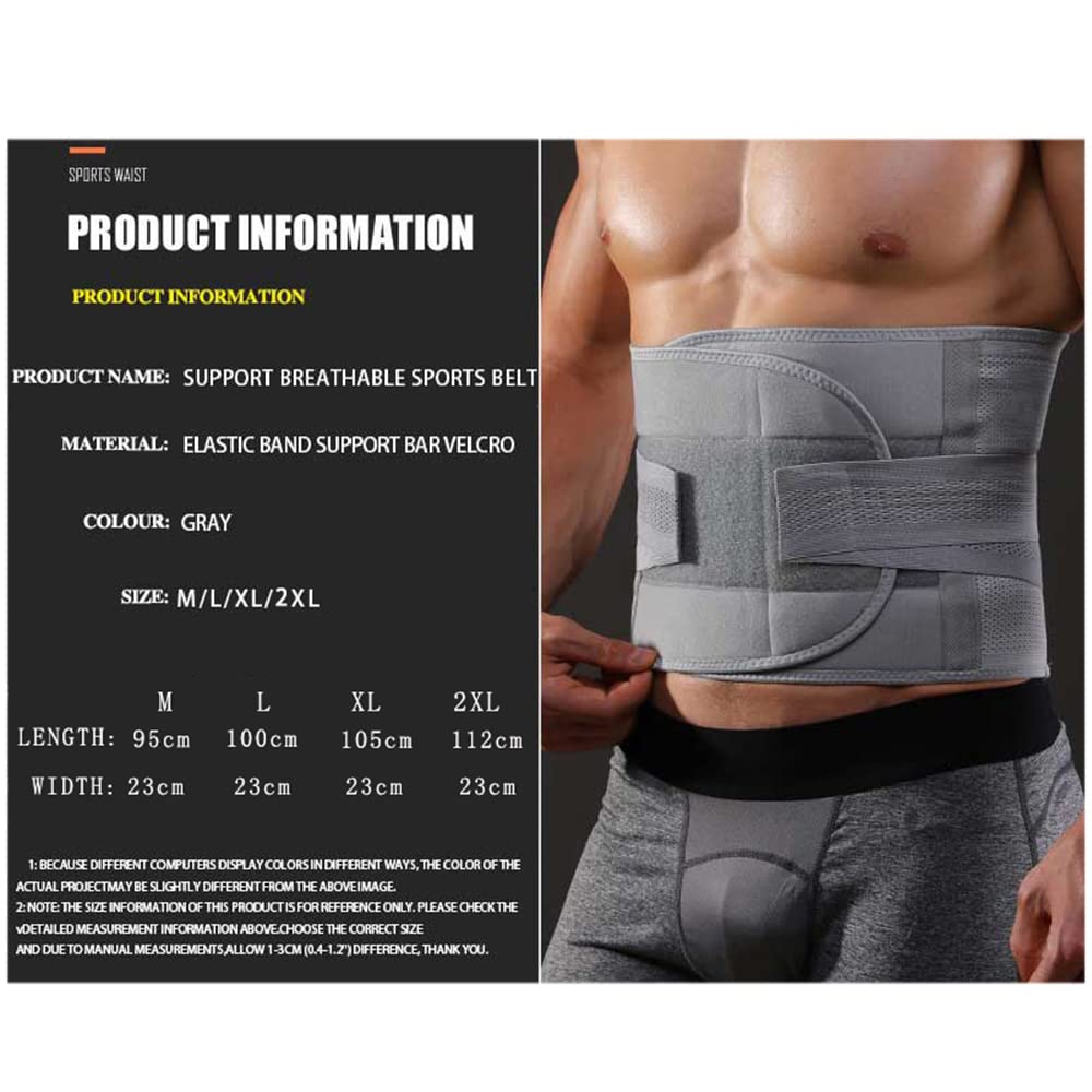 JINGBA Waist back support -Adjustable Back Waist Support Belt - Relief for Back Pain, Herniated Disc, Sciatica, Scoliosis and more! fitness sports Waist back support belts (XXL)