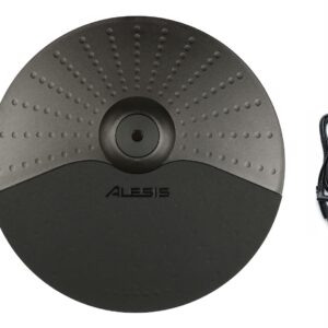 Alesis 10 Inch Cymbal with Choke and Silverline Audio 10ft Connection Cable Bundle