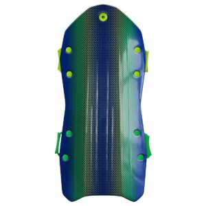 Sno-Storm 50" Vipernex Snow Sled Lightweight Glide Smoothly Ready to Ship, 2 Seater - Lime