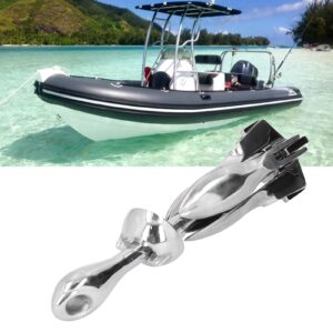 Aramox 3.3lbs Foldable Grapnel Anchor Boat Anchor, 316 Stainless Steel Hardware Boat Accessory, Fit for Marine Boat Yacht Dinghy