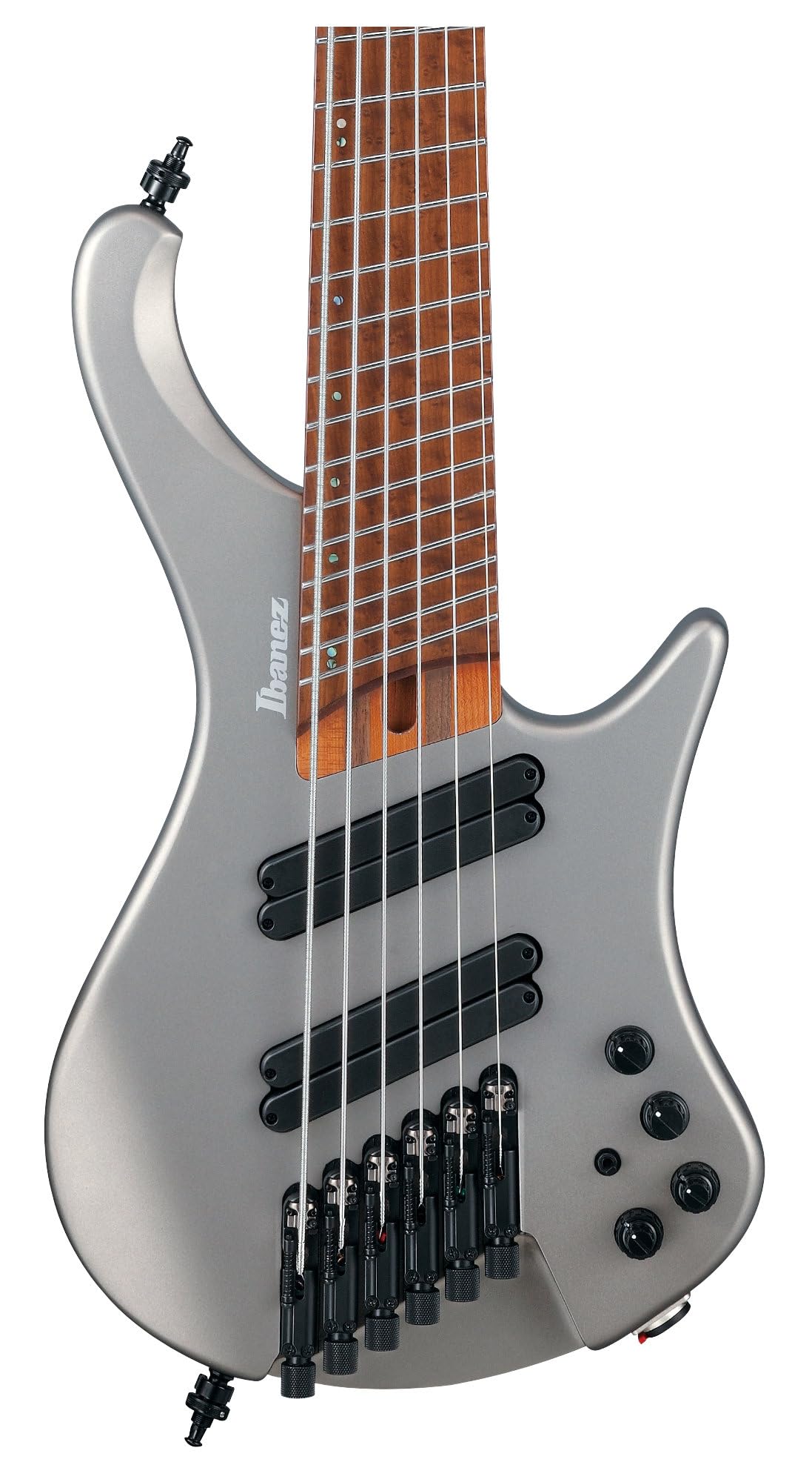 Ibanez Bass Workshop EHB1006MS 6-string Bass Guitar - Metallic Gray Matte