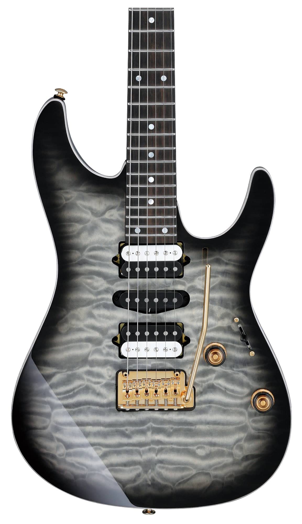 Ibanez Premium AZ47P1QM Electric Guitar - Black Ice Burst