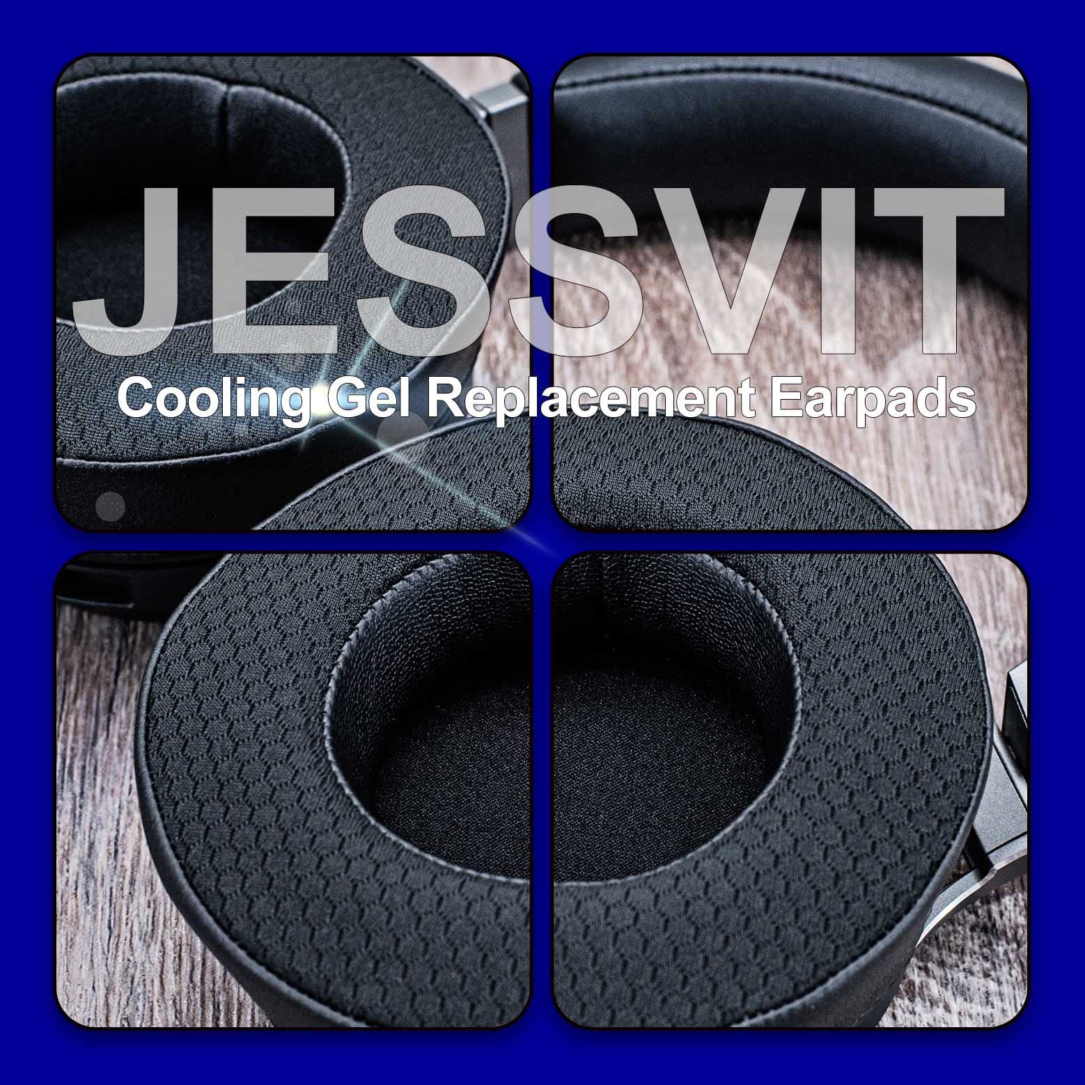 Virtuoso XT Ear Pads Replacement for Virtuoso RGB Wireless SE XT Headset, Cooling Gel, More - Softer Memory Foam, Added Thickness, Extra Durability by JESSVIT (Virtuoso XT Cooling Gel Earpads Black)