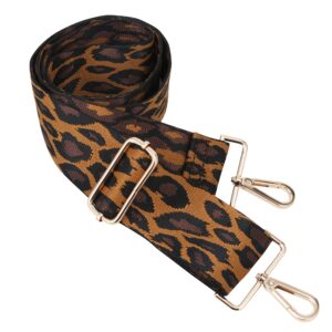 ginjkgo purse straps replacement crossbody - bag shoulder strap for handbags, wide crossbody straps for purses guitar leopard for her