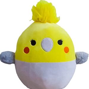 Squishmallows Official Kellytoy Plush 8 Inch Squishy Soft Plush Toy Animals (Charlize Cockatiel)