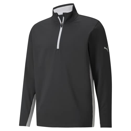 Puma Golf Men's Gamer 1/4 Zip, Puma Black, Large