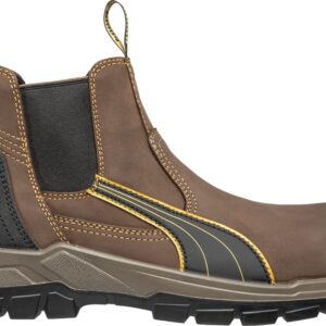 PUMA Men's Tanami Brown Mid Industrial Shoe, 9.5