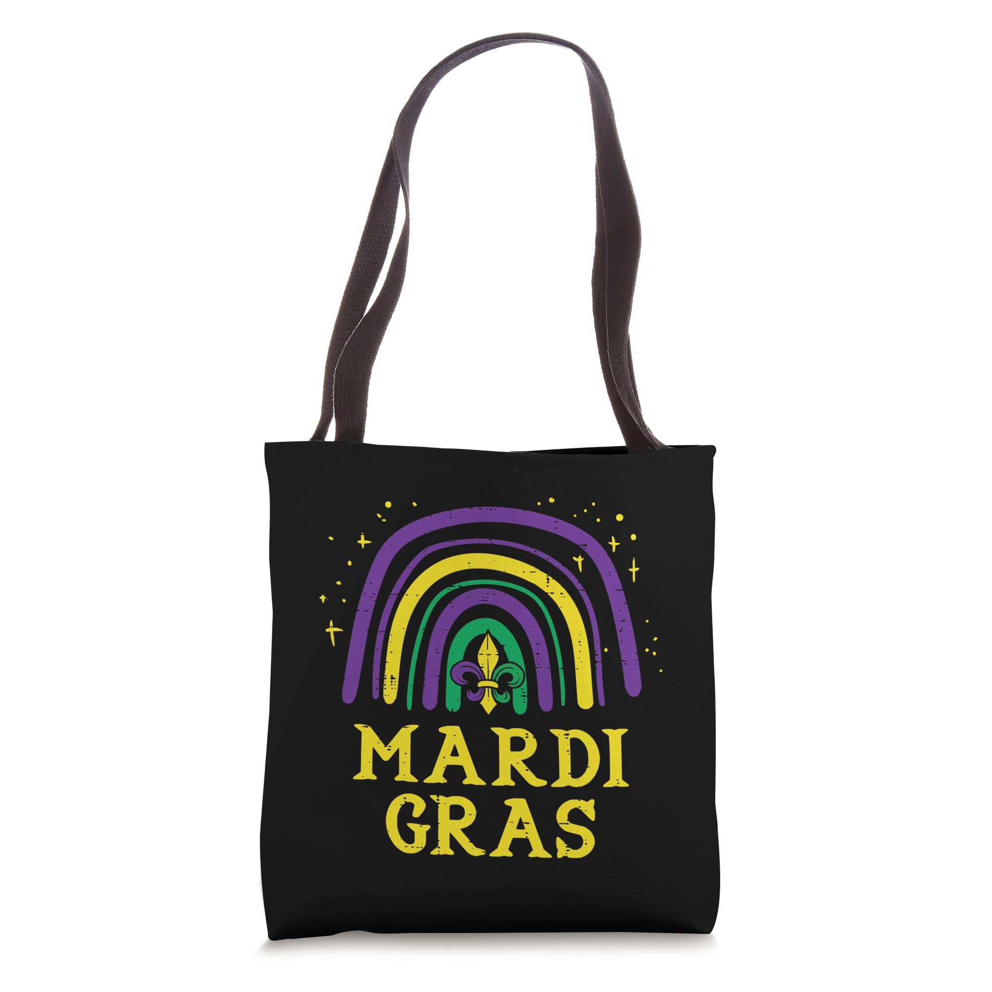 Rainbow Mardi Gras New Orleans Men Women Kids Tote Bag