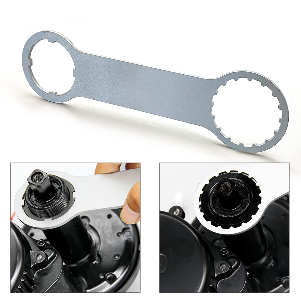 HUDAMZKY EBike Wrench for Mid Drive Motor, Installation Tool for BBS01 BBS02B BBSHD Electric Bike Conversion Kits, Bike Tool to Electric Bicycle