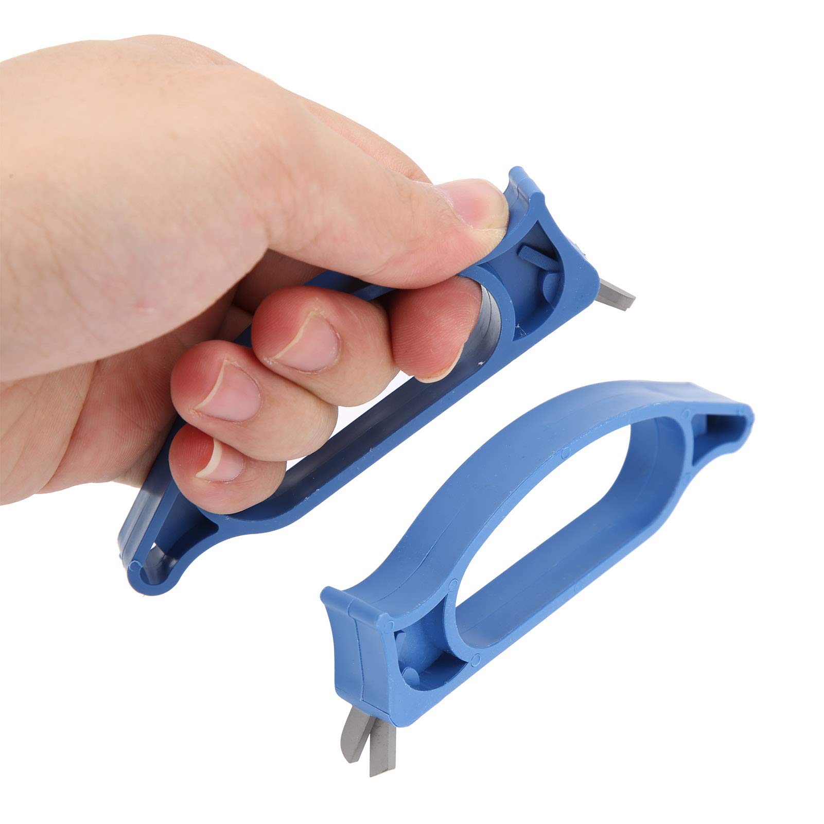 Tgoon Ice Fishing Sharpener, Ice Auger Cutte Fishing Blade Cutter Convenient to Carry Sturdy for Fishery