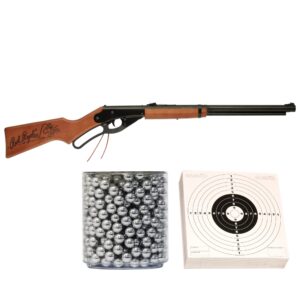 ArmyBoy Kit for Daisy Adult Red Ryder BB Gun Bundle│ Kit Includes: Daisy Air Rifle, 1500 Metal BBS and 10 Targets│ Features: 650 Shot Spring-Action Lever Cocking Daisy Air Rifle Air Gun - 350 FPS