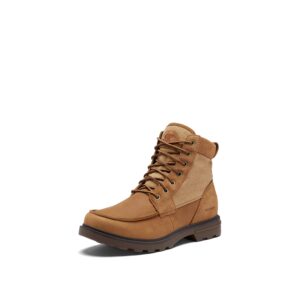 Sorel Men's Carson Moc Waterproof Boot - Camel Brown, Umber - Size 10.5