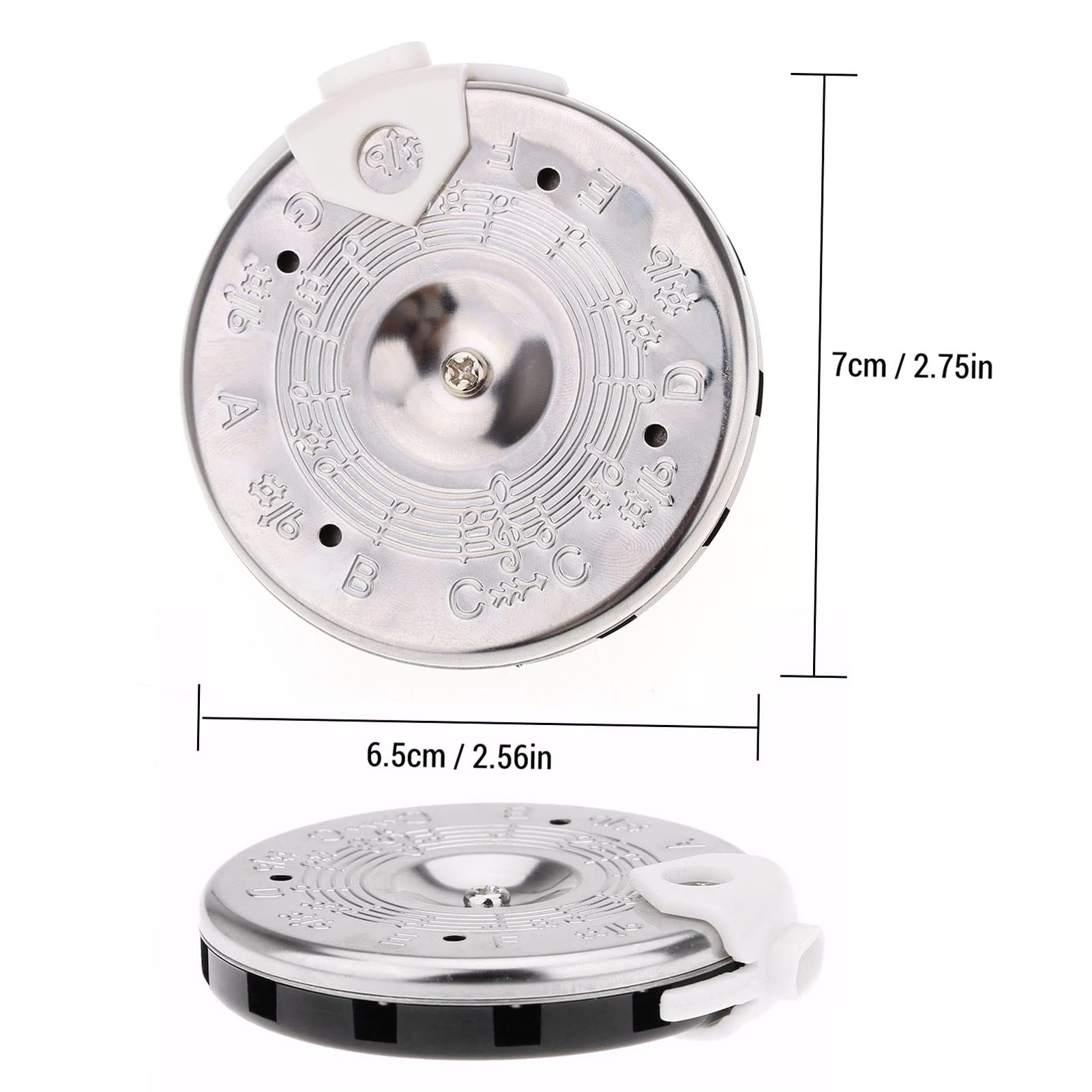 Taotiieout A003A(W) PC-C Pitch Pipe, 13 Tone Tuner C-C Note Selector