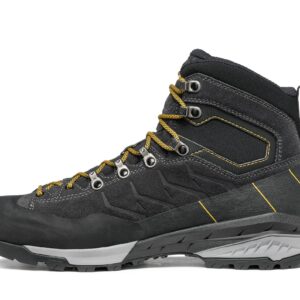 SCARPA Men's Mescalito Trk GTX Waterproof Gore-Tex Boots for Hiking and Backpacking - Dark Anthracite/Mustard - 11-11.5