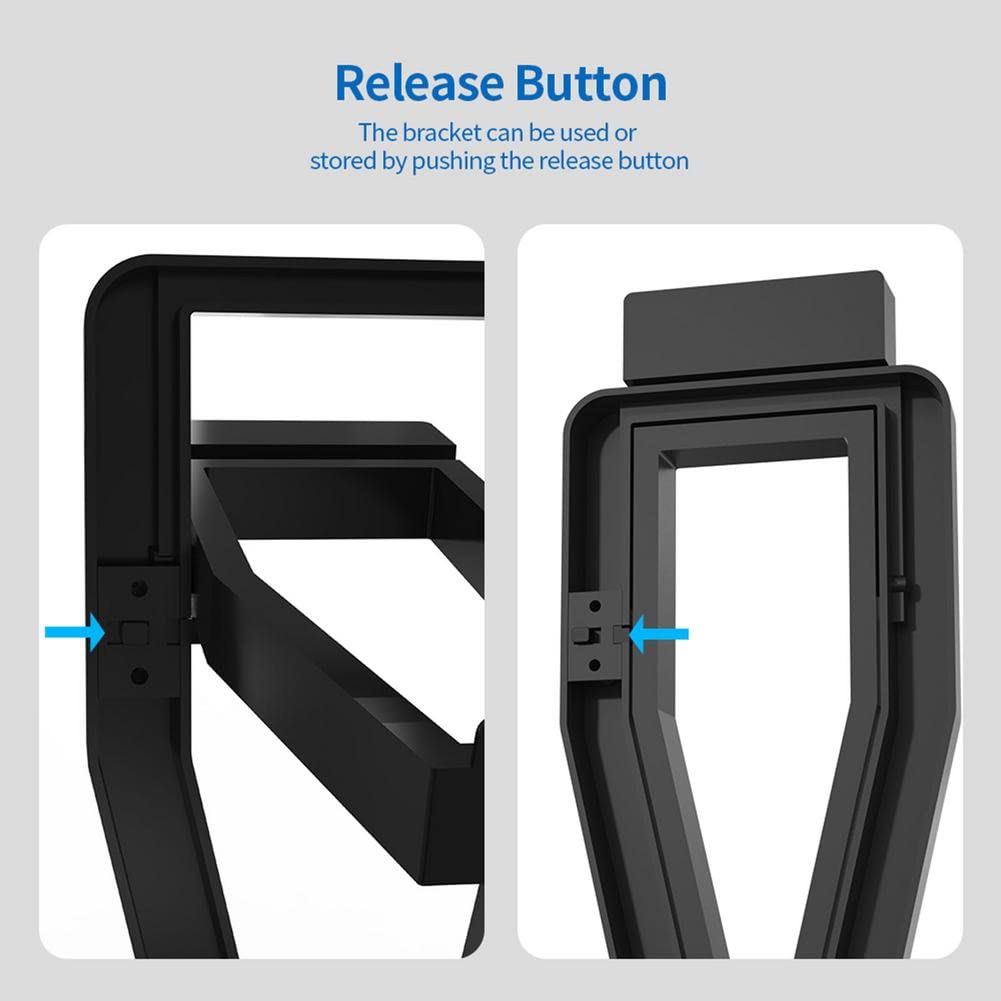 AttainNa is suitable for oculus quest 2 controller desktop support hanger storage rack shelf (black)